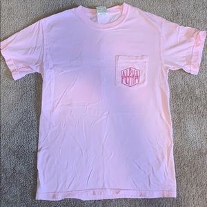 Alpha sigma tau philanthropy pocket tshirt